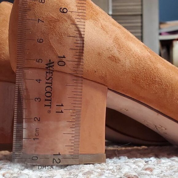 Cole Haan Womens Low block Heel Pumps Suede Size US 7B - Picture 4 of 15